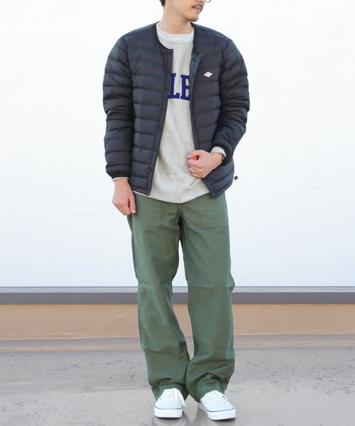 DANTON(ダントン)の「DANTON/ダントン インナーダウンクルーネックジャケット INNER DOWN CREWNECK JACKET DT-A0025 RRT(メンズ)(ダウンジャケット/コート・メンズ・ダークグレー/ブラック・L/M/S)」の11枚目の写真