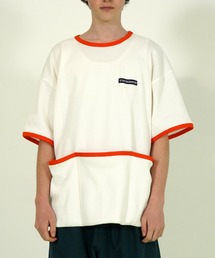 TUCKSHOP（タックショップ）の「WAFFLE PIPING T-SHIRT / ワッフル パイピング Tシャツ（Tシャツ/カットソー）」