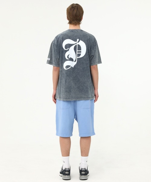 A'GEM/9 × .kom『paragraph/パラグラフ』DAMAGED ARCH LOGO T