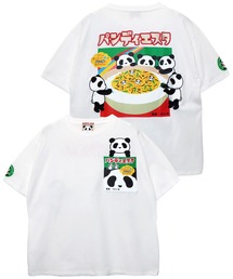PANDIESTA | ごちそうパンダポケットTシャツ(M2)(Tシャツ/カットソー)