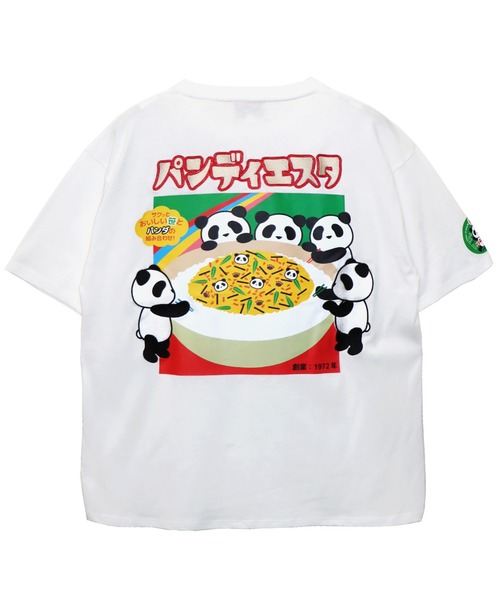 PANDIESTA（パンディエスタ）の「ごちそうパンダポケットTシャツ(M2)（Tシャツ/カットソー・メンズ・ブラック/ホワイト/マスタード・XXL/XL/L/M）」の14枚目の写真