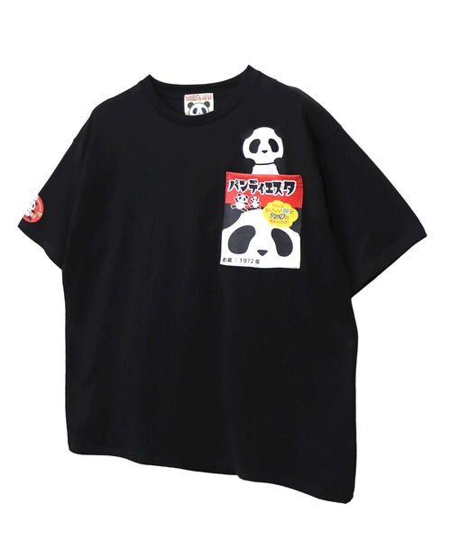 PANDIESTA（パンディエスタ）の「ごちそうパンダポケットTシャツ(M2)（Tシャツ/カットソー・メンズ・ブラック/ホワイト/マスタード・XXL/XL/L/M）」の17枚目の写真