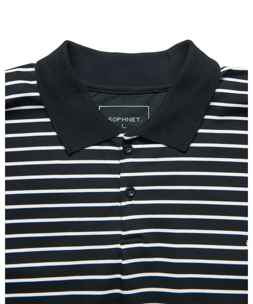 SOPHNET.(ソフネット)の「SUPIMA COTTON S/S POLO SHIRT(ポロシャツ・メンズ・ホワイト/ブラック/A/B・1/2/4/3/5)」の9枚目の写真