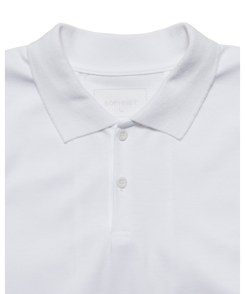 SOPHNET.(ソフネット)の「SUPIMA COTTON S/S POLO SHIRT(ポロシャツ・メンズ・ホワイト/ブラック/A/B・1/2/4/3/5)」の18枚目の写真