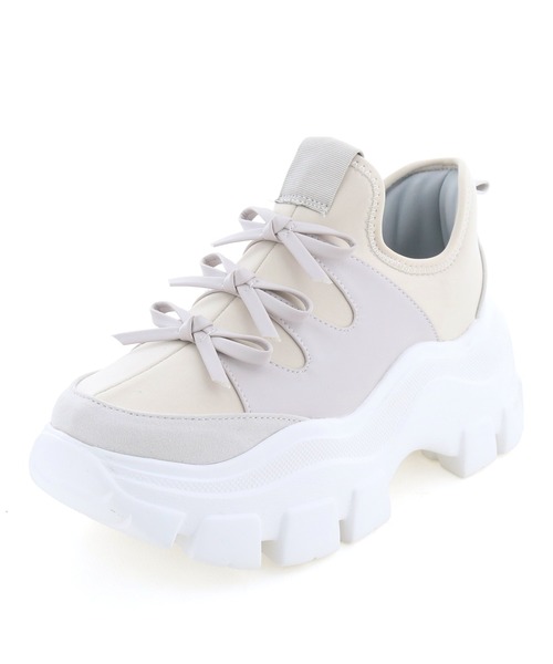 byあしながおじさん(バイアシナガオジサン)の「HANDSFREE|厚底バレエスリッポン 8490117(スニーカー・レディース・ネイビー/ブラック/アイボリー・22.5cm/23cm/23.5cm/24cm/24.5cm)」の4枚目の写真