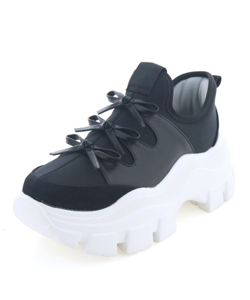 byあしながおじさん(バイアシナガオジサン)の「HANDSFREE|厚底バレエスリッポン 8490117(スニーカー・レディース・ネイビー/ブラック/アイボリー・22.5cm/23cm/23.5cm/24cm/24.5cm)」の5枚目の写真