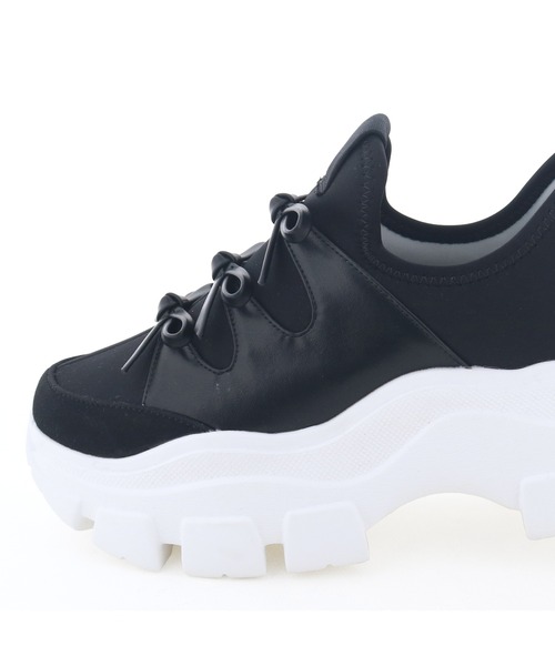 byあしながおじさん(バイアシナガオジサン)の「HANDSFREE|厚底バレエスリッポン 8490117(スニーカー・レディース・ネイビー/ブラック/アイボリー・22.5cm/23cm/23.5cm/24cm/24.5cm)」の10枚目の写真