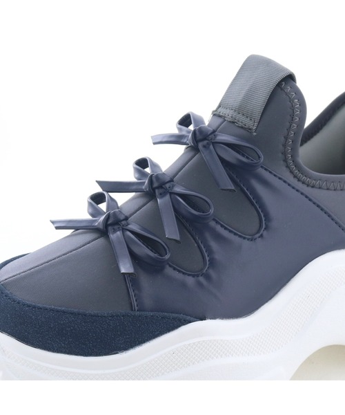 byあしながおじさん(バイアシナガオジサン)の「HANDSFREE|厚底バレエスリッポン 8490117(スニーカー・レディース・ネイビー/ブラック/アイボリー・22.5cm/23cm/23.5cm/24cm/24.5cm)」の13枚目の写真