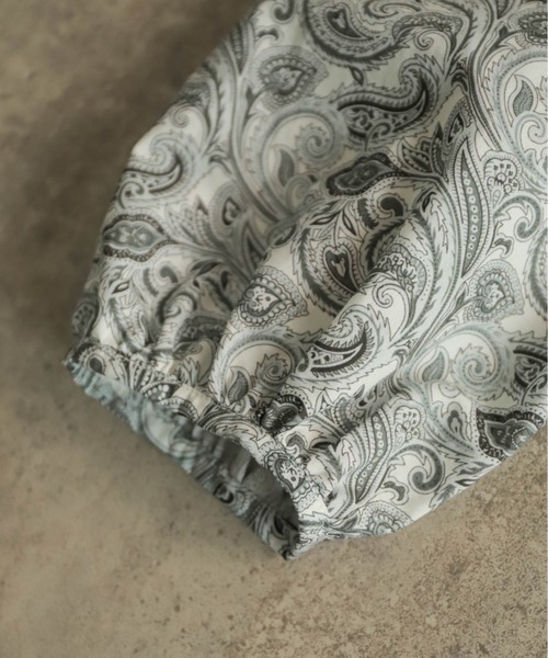 NOMBRE IMPAIR（ノンブルアンペール）の「ペイズリーPT　ベルベットパイピングBL（シャツ/ブラウス・レディース・ホワイト/ブルー・FREE）」の20枚目の写真