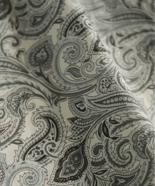 NOMBRE IMPAIR（ノンブルアンペール）の「ペイズリーPT　ベルベットパイピングBL（シャツ/ブラウス・レディース・ホワイト/ブルー・FREE）」の22枚目の写真