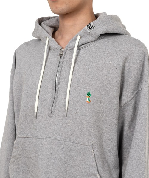 Maison MIHARA YASUHIRO（メゾンミハラヤスヒロ）の「Triple Layered Half-zip Hoodie（スウェット・メンズ・グレー/ブラック・44/46/48）」の14枚目の写真