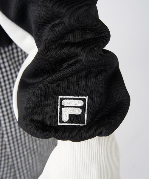 FILA（フィラ）の「ショート丈切替スウェット（スウェット・キッズ・杢グレー/ブラック・150/160/130/140/170）」の12枚目の写真