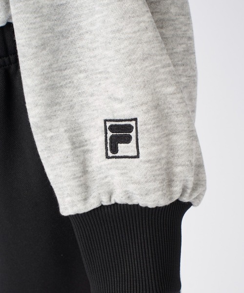 FILA（フィラ）の「ショート丈切替スウェット（スウェット・キッズ・杢グレー/ブラック・150/160/130/140/170）」の22枚目の写真