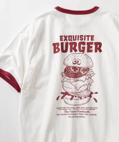 make a ray!(メイク ア レイ!)の「【84】フードキャラクター リンガー 半袖Tシャツ/バックプリント/オーバーサイズ(Tシャツ/カットソー・メンズ・ホワイト/ブラック/ホワイト系その他/ブラック系その他/ホワイト系その他2/ホワイト系その他3・M/L)」の3枚目の写真