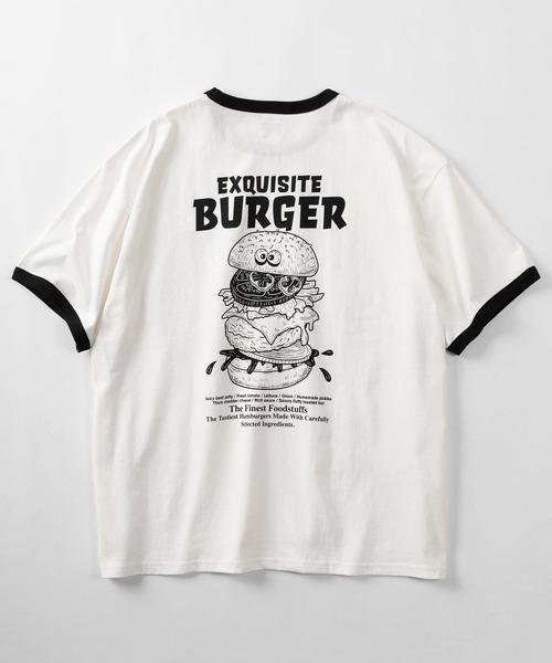 make a ray!(メイク ア レイ!)の「【84】フードキャラクター リンガー 半袖Tシャツ/バックプリント/オーバーサイズ(Tシャツ/カットソー・メンズ・ホワイト/ブラック/ホワイト系その他/ブラック系その他/ホワイト系その他2/ホワイト系その他3・M/L)」の15枚目の写真