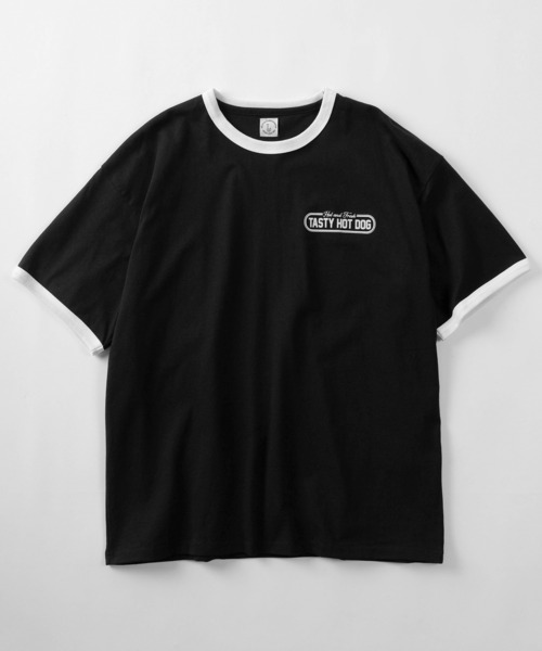 セール】【84】フードキャラクター リンガー 半袖Tシャツ/バック セール】【84】フードキャラクター リンガー 半袖Tシャツ/バック