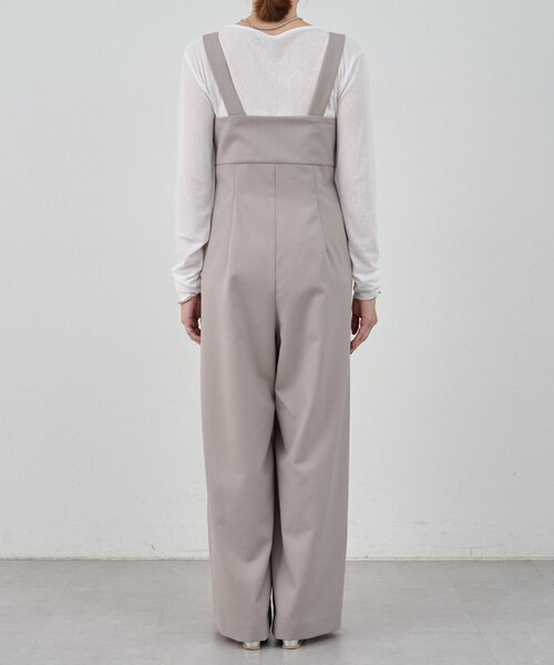 SHENERY（シーナリー）の「ハイウエストサロペット（サロペット/オーバーオール・レディース・ライトグレー/ブラック・36/38）」の15枚目の写真