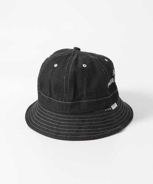 POLeR（ポーラー）の「POLeR　DENIM BELL HAT（ハット・メンズ・ブラック/インディゴブルー・ONE）」の3枚目の写真
