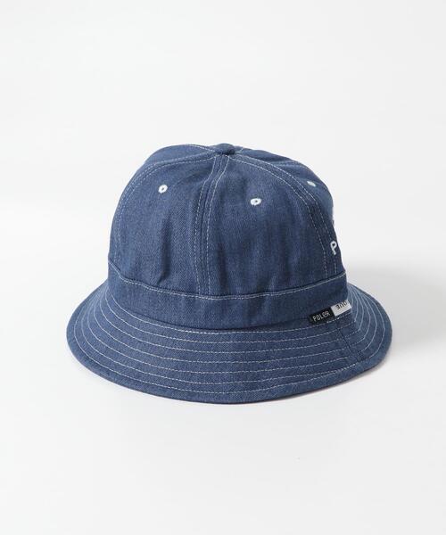 POLeR（ポーラー）の「POLeR　DENIM BELL HAT（ハット・メンズ・ブラック/インディゴブルー・ONE）」の5枚目の写真