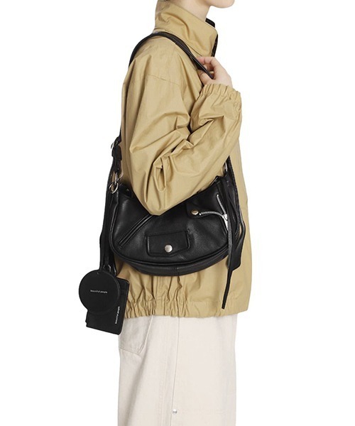 beautiful people（ビューティフルピープル）の「beautiful people / ビューティフルピープル：別注 card case & mirror：ONLYARK-17-9003[ANN]（カードケース・レディース・ブラック・FREE）」の11枚目の写真