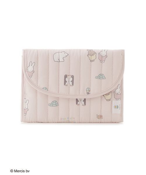 Miffy( ミッフィー)の「【Dick Bruna】キルティング総柄母子手帳ケースM(母子手帳ケース・レディース・ピンク/グレー・M)」の3枚目の写真
