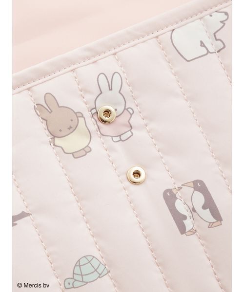 Miffy( ミッフィー)の「【Dick Bruna】キルティング総柄母子手帳ケースM(母子手帳ケース・レディース・ピンク/グレー・M)」の7枚目の写真
