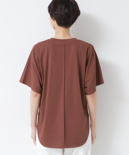Dessin(デッサン)の「【洗える】フレアカットソー(Tシャツ/カットソー・レディース・ホワイト系/ブラック/ボルドー・00/03/02/01)」の18枚目の写真