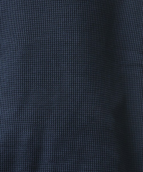 Adoon plain(アドーンプレーン)の「Thermal Shallow V-Neck T-Shirt / サーマル浅VネックドローコードTシャツ(Tシャツ/カットソー・メンズ・ブラック/ネイビー/杢グレー/チャコールグレー・LARGE/MEDIUM)」の21枚目の写真