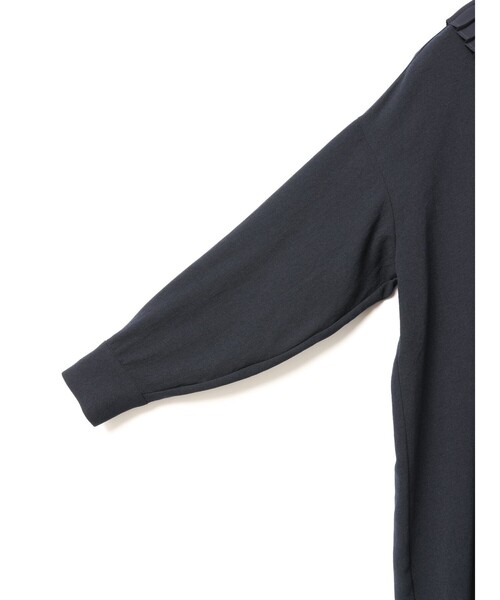 mizuiroind（ミズイロインド）の「mizuiro ind プリーツカラーワンピース（ワンピース・レディース・ブラック/ネイビー/ブラック系その他2・FREE）」の8枚目の写真