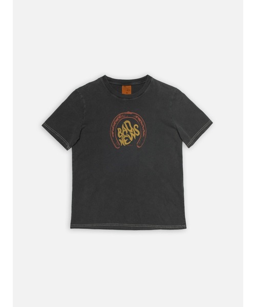 Nudie Jeans(ヌーディージーンズ)の「Nudie Jeans/ヌーディージーンズ Joni Bad News T-Shirt / Antracite(Tシャツ/カットソー・レディース・ブラック系その他・M)」の1枚目の写真