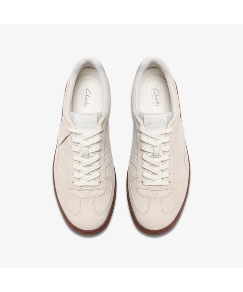 Clarks クラークス CRAFTRALLY ACE メンズスニーカー(クラフトラリーエース) 26170401 ホワイト/ホワイト セール】CraftRally Ace / クラフトラリーエース（オフホワイト