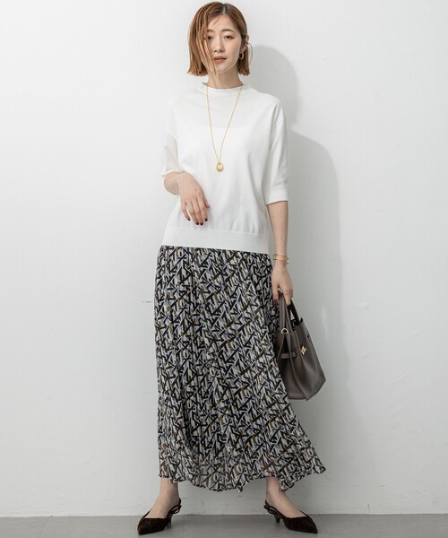 セール】【洗える/吊り干しOK】ヴィスコースストレッチ パフスリーブ