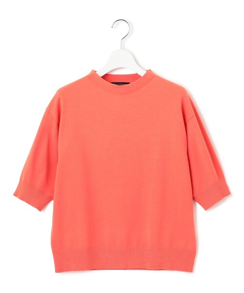 23区　ヴィスコースストレッチ パフスリーブ ニット セール】【洗える/吊り干しOK】ヴィスコースストレッチ パフスリーブ