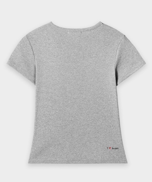 BEIDELLI（ベイデリー）の「[MADE] エルロレタリングベーシック半袖Tシャツ（Tシャツ/カットソー・レディース・ホワイト/ブラック/グレー・FREE）」の21枚目の写真