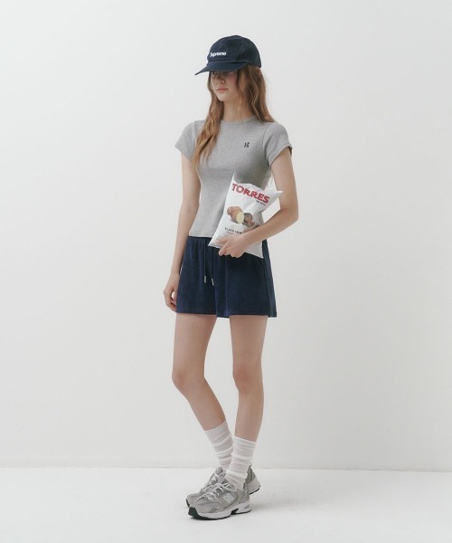 BEIDELLI（ベイデリー）の「[MADE] エルロレタリングベーシック半袖Tシャツ（Tシャツ/カットソー・レディース・ホワイト/ブラック/グレー・FREE）」の13枚目の写真