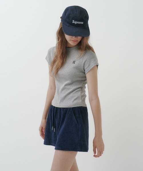 BEIDELLI（ベイデリー）の「[MADE] エルロレタリングベーシック半袖Tシャツ（Tシャツ/カットソー・レディース・ホワイト/ブラック/グレー・FREE）」の12枚目の写真