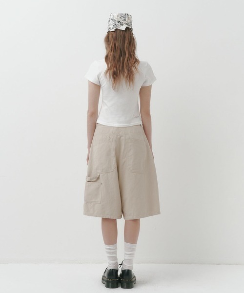 BEIDELLI（ベイデリー）の「[MADE] エルロレタリングベーシック半袖Tシャツ（Tシャツ/カットソー・レディース・ホワイト/ブラック/グレー・FREE）」の8枚目の写真