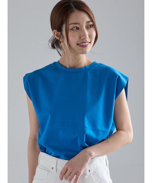 セール】シルケットノースリーブチュニック（Tシャツ/カットソー
