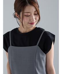 Te chichi | シルケットノースリーブチュニック(Tシャツ/カットソー)