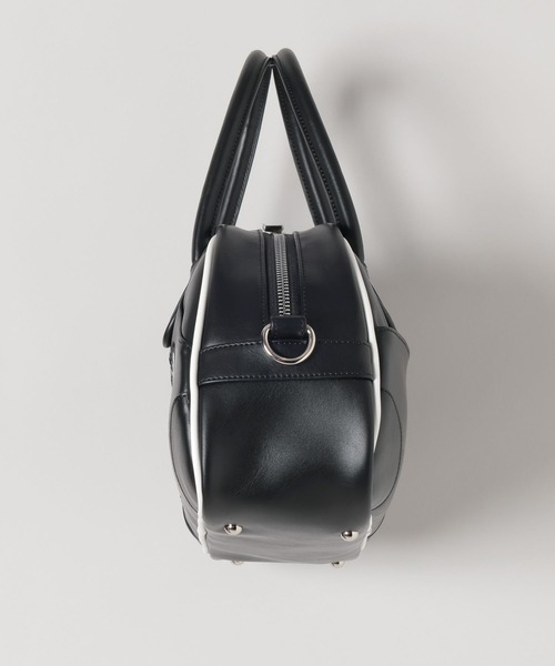 JEANASIS（ジーナシス）の「ミニロゴボウリングBAG/579610（ショルダーバッグ・レディース・ブラック/ホワイト/グリーン・FREE）」の7枚目の写真