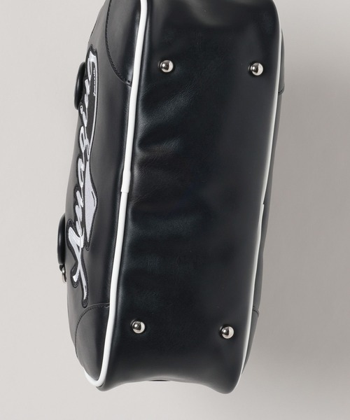 JEANASIS（ジーナシス）の「ミニロゴボウリングBAG/579610（ショルダーバッグ・レディース・ブラック/ホワイト/グリーン・FREE）」の9枚目の写真