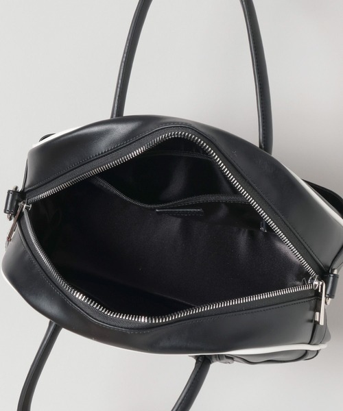 JEANASIS（ジーナシス）の「ミニロゴボウリングBAG/579610（ショルダーバッグ・レディース・ブラック/ホワイト/グリーン・FREE）」の13枚目の写真