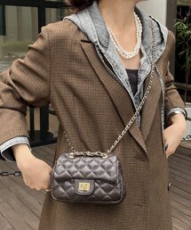 DouDou | キルティングレザーショルダー(ショルダーバッグ)