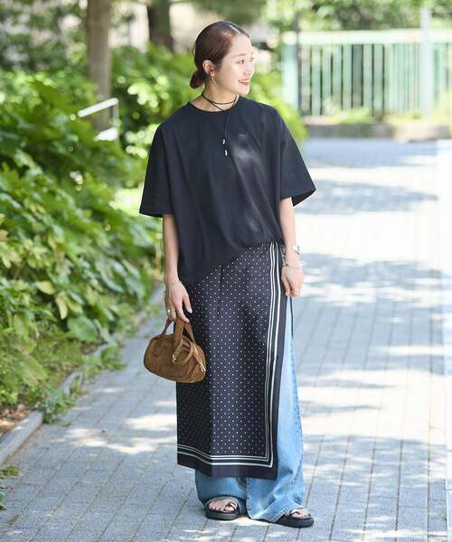 JOURNAL STANDARD(ジャーナルスタンダード)の「《追加4》タックスウェットTシャツ(Tシャツ/カットソー・レディース・ブラック/ブラウン系その他/ホワイト/パープル系その他・FREE)」の16枚目の写真
