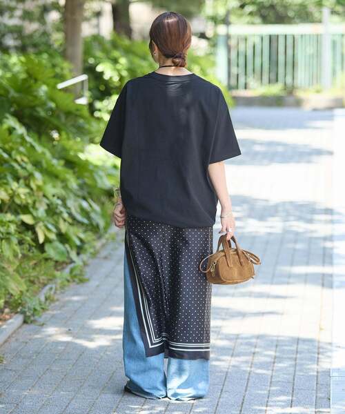 JOURNAL STANDARD(ジャーナルスタンダード)の「《追加4》タックスウェットTシャツ(Tシャツ/カットソー・レディース・ブラック/ブラウン系その他/ホワイト/パープル系その他・FREE)」の18枚目の写真