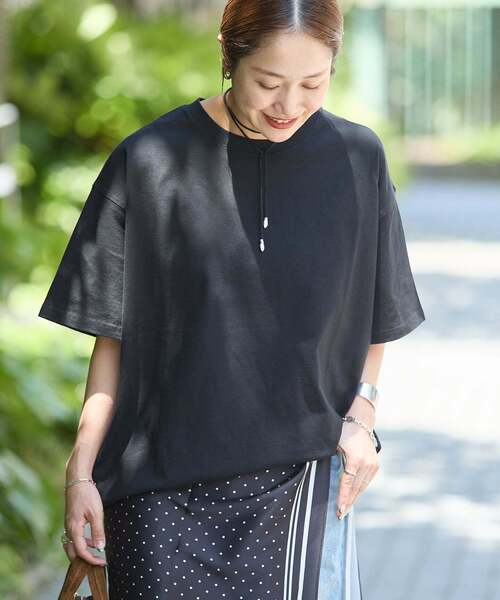 JOURNAL STANDARD(ジャーナルスタンダード)の「《追加4》タックスウェットTシャツ(Tシャツ/カットソー・レディース・ブラック/ブラウン系その他/ホワイト/パープル系その他・FREE)」の22枚目の写真