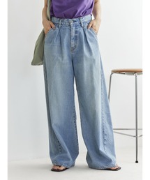 Ungrid | ウエストタックカーブデニム(デニムパンツ)