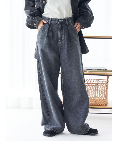 ウエストタックカーブデニム（デニムパンツ）｜Ungrid（アングリッド