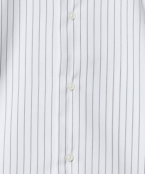 green label relaxing(グリーンレーベルリラクシング)の「コットン ピンストライプ タブカラー ドレスシャツ -イージーアイロン-(ビジネスシャツ・メンズ・ネイビー/ブラウン系・40cm/42cm/39cm/41cm/43cm/37cm/38cm)」の18枚目の写真