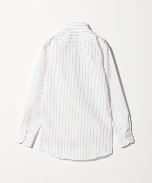 green label relaxing(グリーンレーベルリラクシング)の「コットン ピンストライプ タブカラー ドレスシャツ -イージーアイロン-(ビジネスシャツ・メンズ・ネイビー/ブラウン系・40cm/42cm/39cm/41cm/43cm/37cm/38cm)」の21枚目の写真